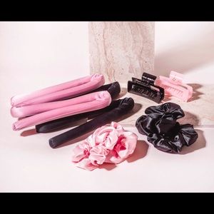 The curl crown - Heatless silk curler - PINK